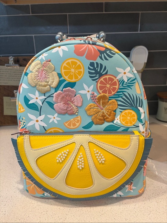 Loungefly Handbags - Loungefly Lemon Larger Size Backpack NWT
